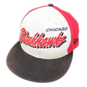 Chicago Blackhawks Adjustable Hat - New Era Cap - Vintage Medium Large